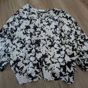 Black and White Women's Top